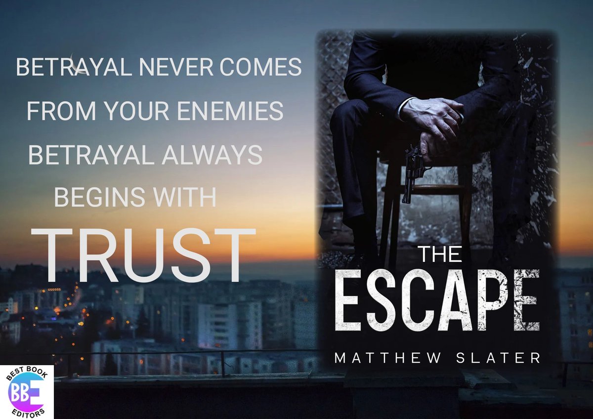 <a href="/dellwrites/">Steve Dell</a> THE ESCAPE BY MATTHEW SLATER
Their bond made them brothers, the streets made them enemies, as greed overtook everything. No going back, all to fight for! 
mybook.to/z3uyh1 
#Gangster #CrimeFiction #WritingCommunity #BookRecommendations  #readingcommunity