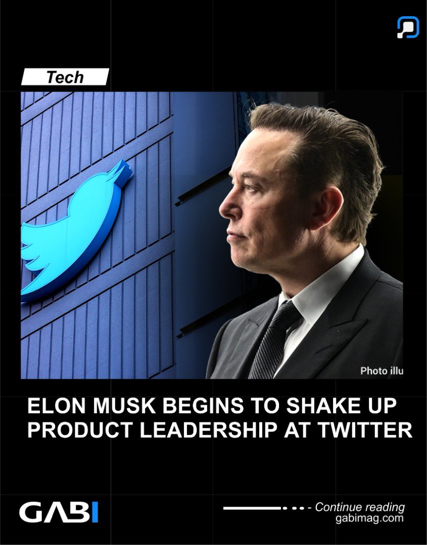 gabi_magazine's tweet photo. Elon Musk is expected to appoint new product leadership inside Twitter and met over the weekend with close friends and advisors. Tap on the link for full details👉 https://t.co/a1YiULcgDl https://t.co/CDANlPDLml