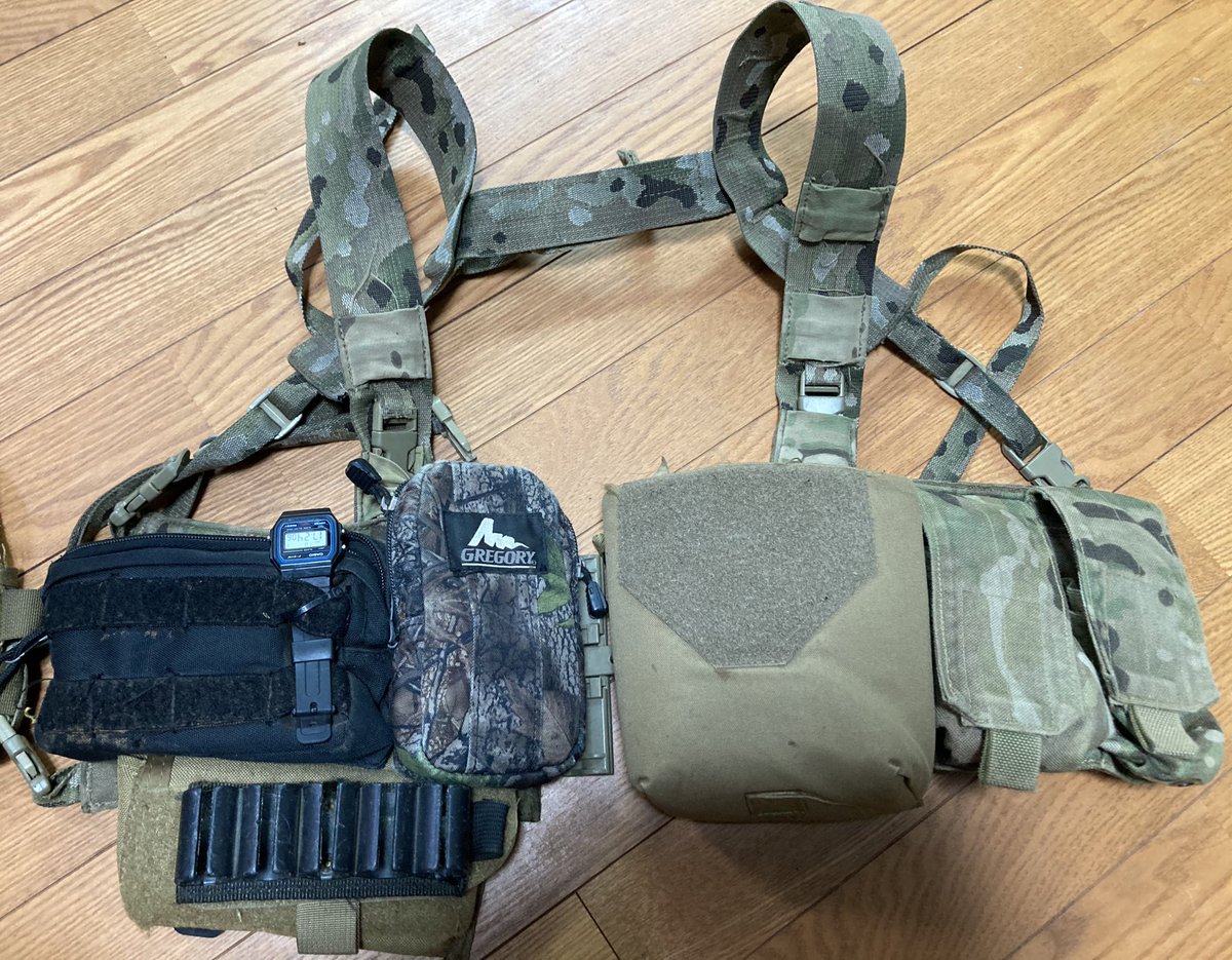 もうずっと愛用してるチェストリグ ファーストスピア モジュラー