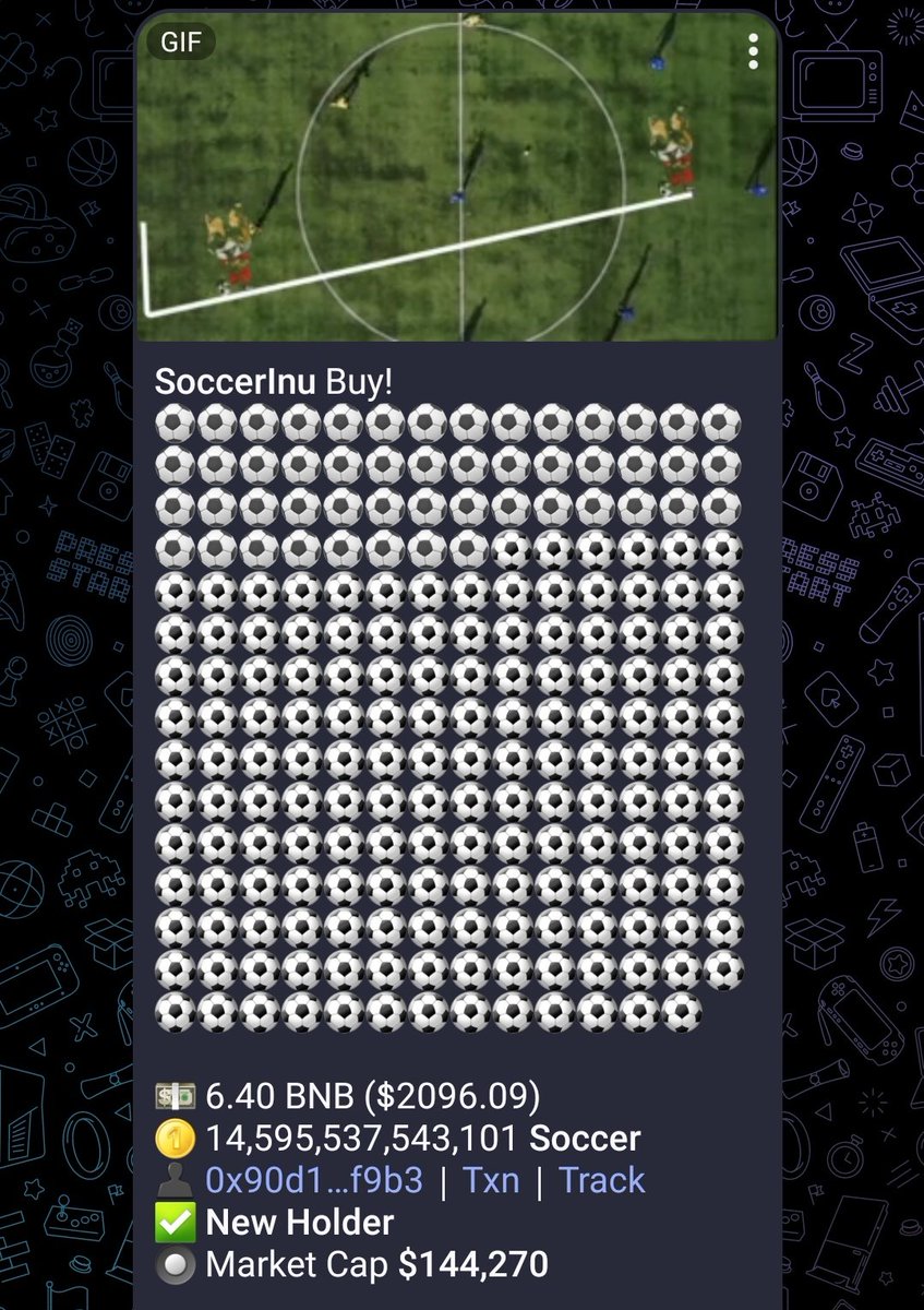 Big buys just starting! IYKYK

#SoccerInu #BSC #Binance