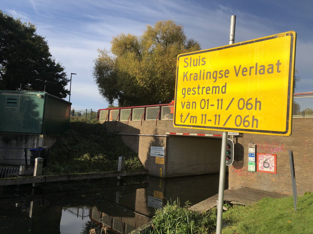 Andrewerk's tweet image. Start ombouw besturing op afstand, na Bergsluis nu ook Kralingse Verlaat #sluis   @iburo010 @Stadsbeheer010