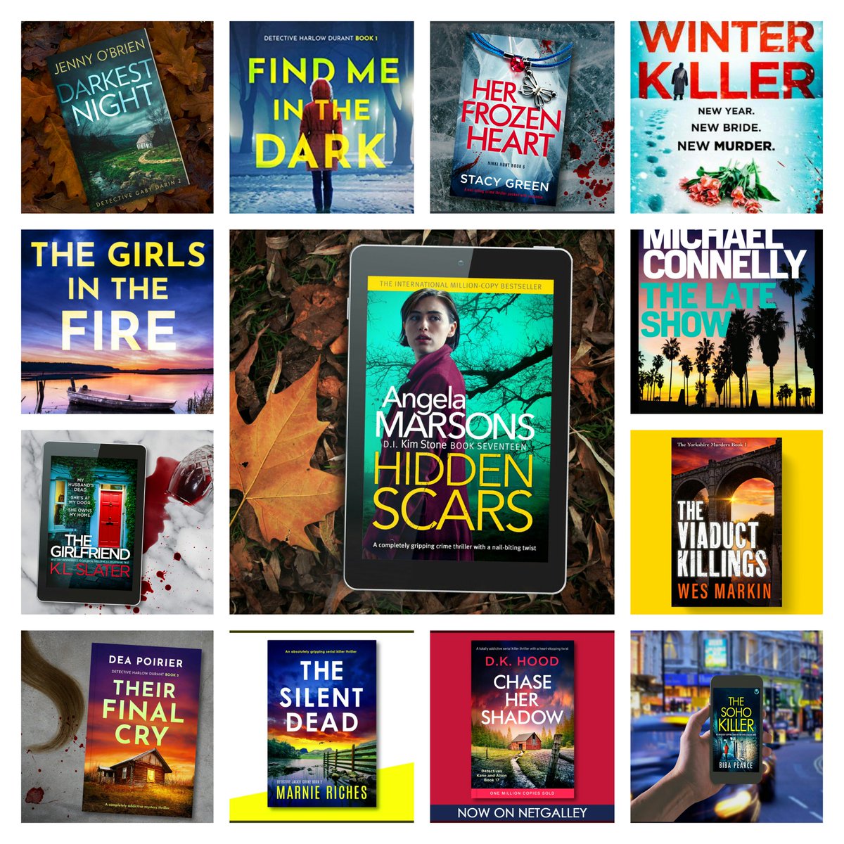 karen4013's tweet image. 13 books read this month. Discovered 2 new authors. Read of the month was @WriteAngie with the brilliant #HiddenScars. 

#OctoberRoundUp