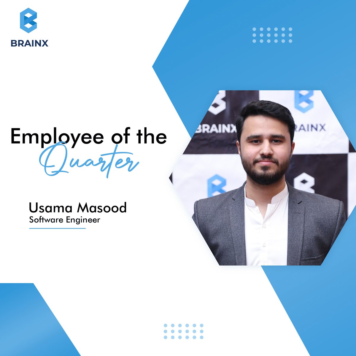 BrainXTechs's tweet photo. 𝐁𝐑𝐀𝐕𝐎!🙌
''Congratulations Usama Masood, Hafiz Zaid bin Asif, Arslan Basit, Faisal Saeed, Hesan Naveed, Mumtaz Zain Ali, and the whole SQA team on your achievements. BrainX is incredibly proud of you all."🎉🎊 (1/2)
#EOQ #happyemployees #Congratulations #BrainX https://t.co/pWx9ShTmcA