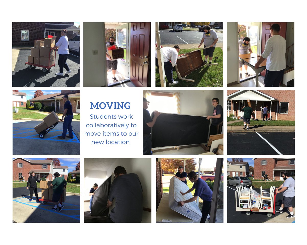 #LINC students were very busy last week moving to our new home.