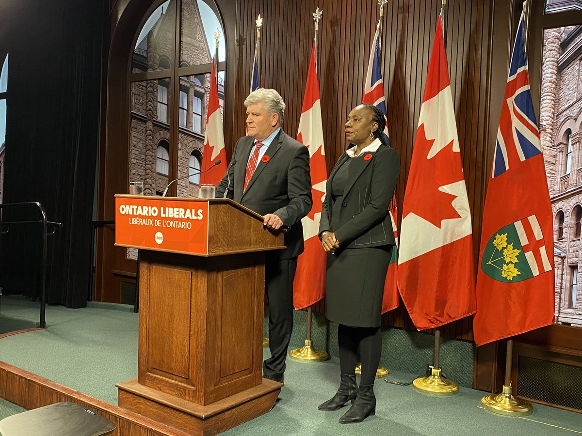 “Why is Doug Ford building a surplus on the back of Ontario woman” says interim Liberal Leader John Fraser, who points out that educational support staff are largely female.