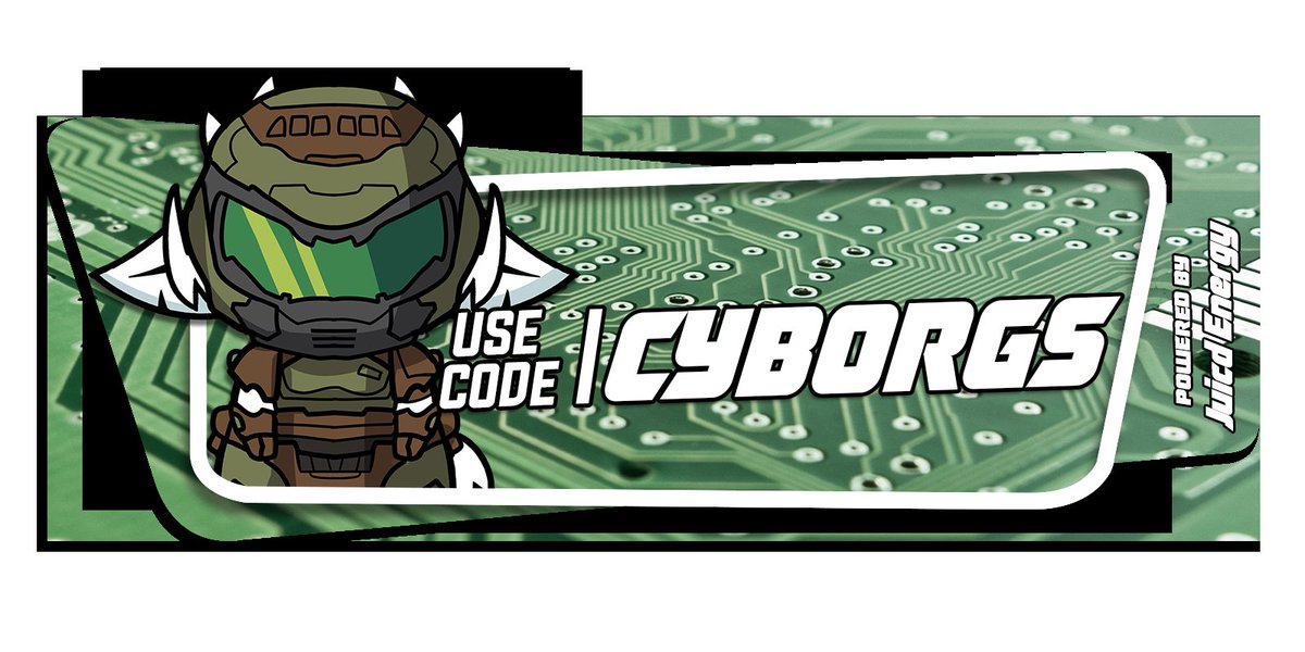 Cyborgs_'s tweet photo. Check out our new @JUICDenergy 10% off discount code that was made up for us. Absolutely amazing!!! #juicd #juicdenergy #discount_code https://t.co/P9EgsrcUg9