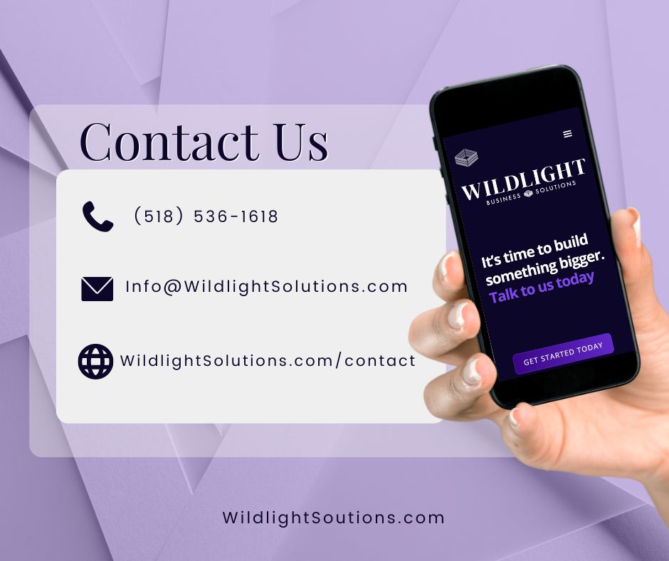 Getting started with Widlight Business Solutions is easy.

Simply contact us via our website, email, or phone.
After a free consultation, Wildlight will put together a flat fee pricing to meet your goals.

It’s time to get professional financial help.