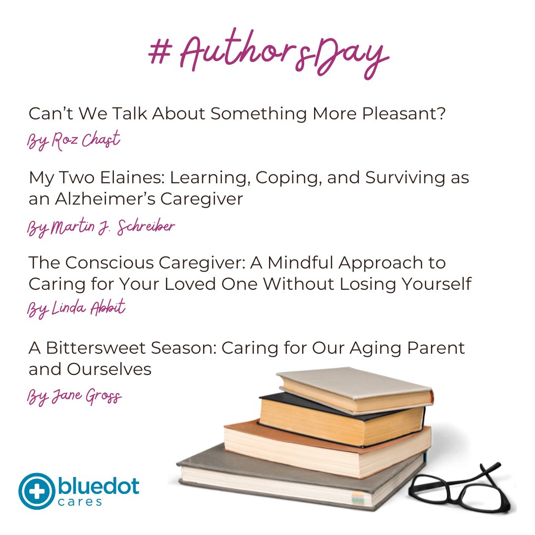 In celebration of #AuthorsDay, we’ve put together a list of books for all you dedicated, amazing caregivers! If you’ve read any of these, let us know what you thought in the comments! If you haven’t tell us which one you’re reading first! #booklovers #mustreads #caregiverbooks