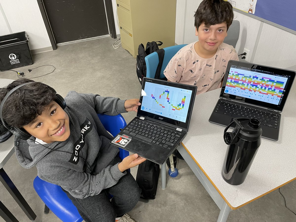 Sean Rousselle (@seanrousselle) on Twitter photo My AM 5s had a blast using Google Music Lab and creating some unique music of their own! Great work everyone, I loved listening to the creations! <a href="/StJeromeOCSB/">St. Jerome School</a> #JERPride My AM 5s had a blast using Google Music Lab and creating some unique music of their own! Great work everyone, I loved listening to the creations! <a href="/StJeromeOCSB/">St. Jerome School</a> #JERPride