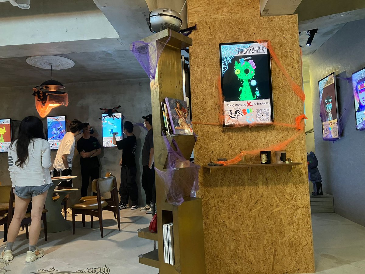 only2mthsgg's tweet photo. Thanks everyone who joined our Halloween exhibition🎃What a great succeed!💥Special thanks to @ImNotWordy and @cloudverse2022 to co host the event. 👻👻 Can’t wait to show you more on what coming up next. Stay tuned🖤 https://t.co/YEFk4WiHIe