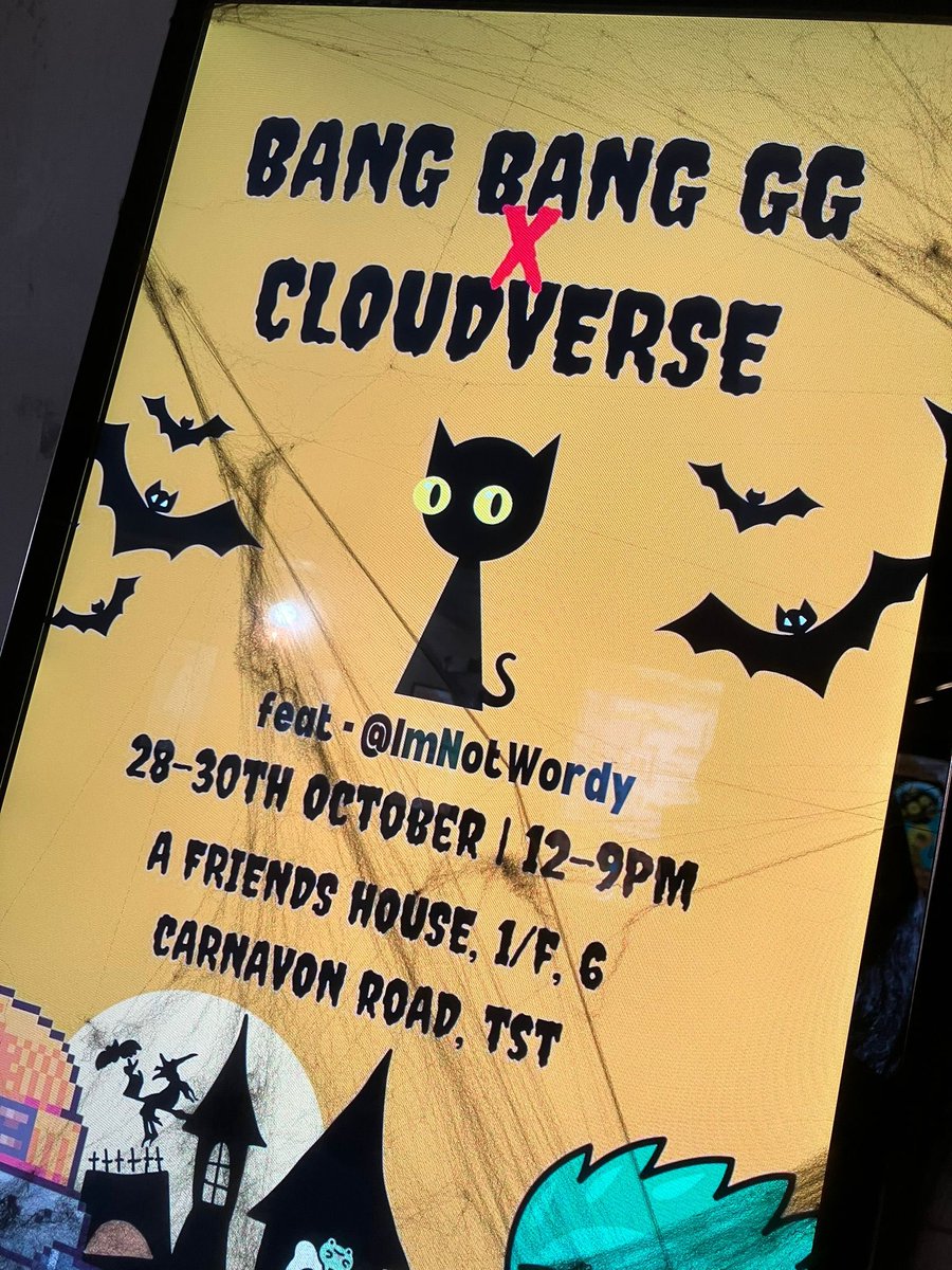 only2mthsgg's tweet photo. Thanks everyone who joined our Halloween exhibition🎃What a great succeed!💥Special thanks to @ImNotWordy and @cloudverse2022 to co host the event. 👻👻 Can’t wait to show you more on what coming up next. Stay tuned🖤 https://t.co/YEFk4WiHIe