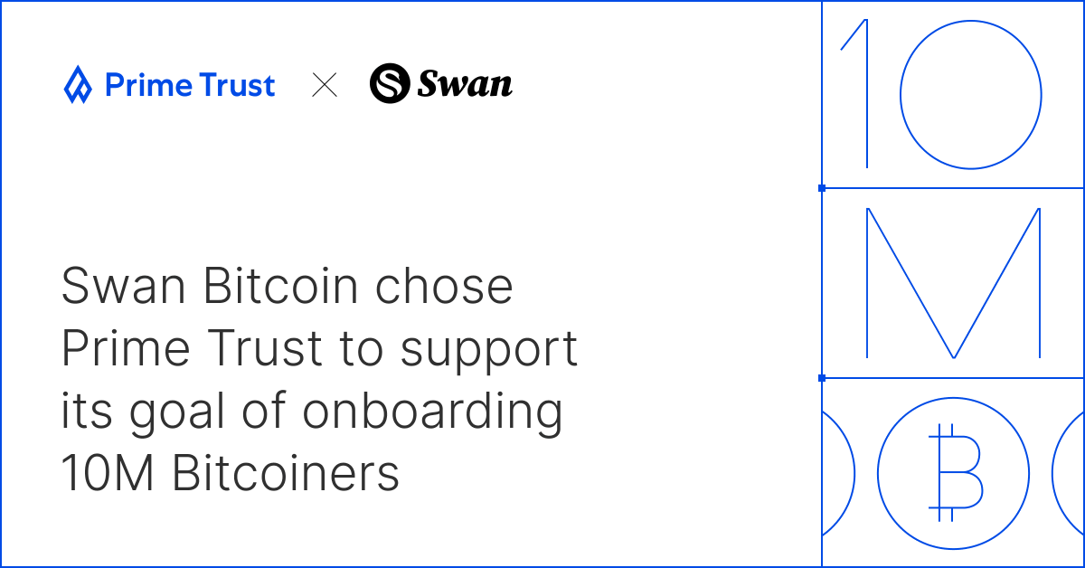 PrimeTrustCo's tweet photo. Bitcoin onboarding can be complex, but that’s why Prime Trust is here. See how @SwanBitcoin saved time and costs by using our Bitcoin on-ramp solution to scale their business. Download the case study here: https://t.co/UU1LstgecI

#BuildWithPrimeTrust https://t.co/wjaJOIxCSB