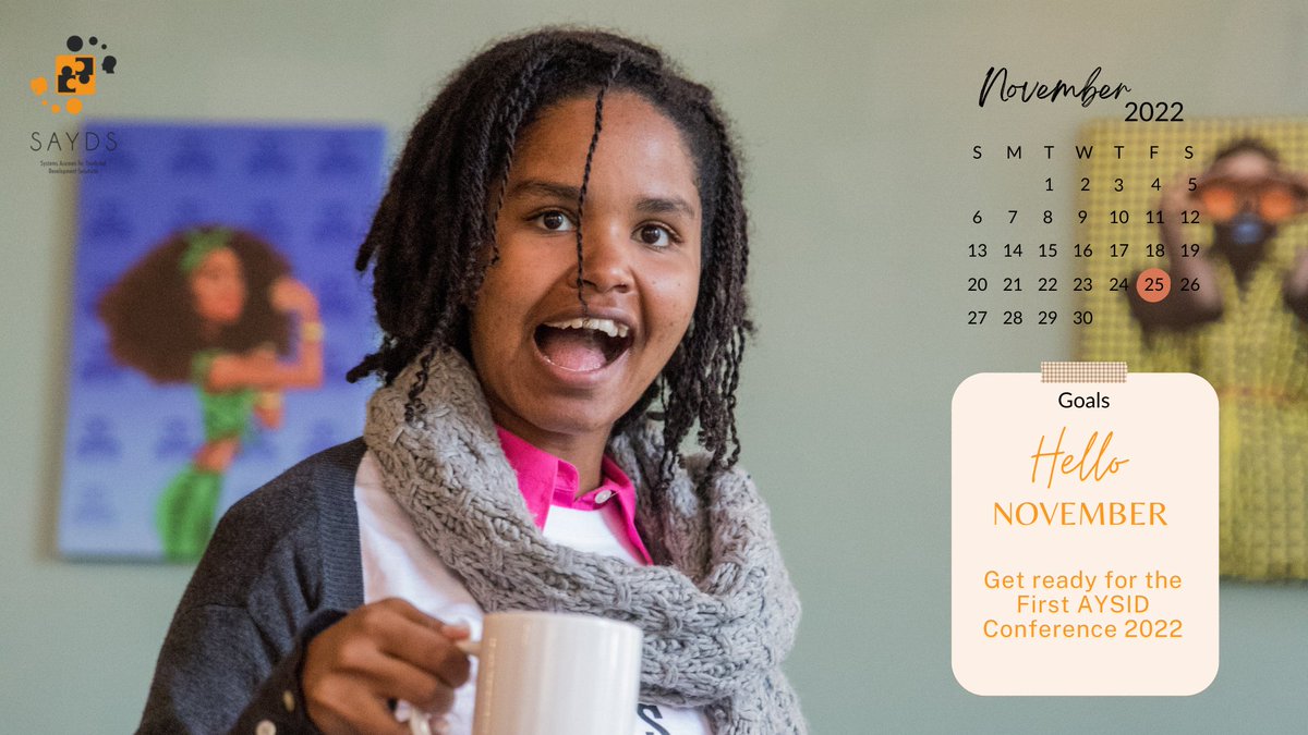 saydsinc's tweet photo. It's crazy how 2022 has gone by so fast. As we get ready to wind down the year, we are preparing so much for you this month. Keep it here for updates on what we have in store. Have a fantastic November. Happy New Month
#HappyNewMonth #November #SAYDS #AreYouReady https://t.co/c5xHUBPcsu