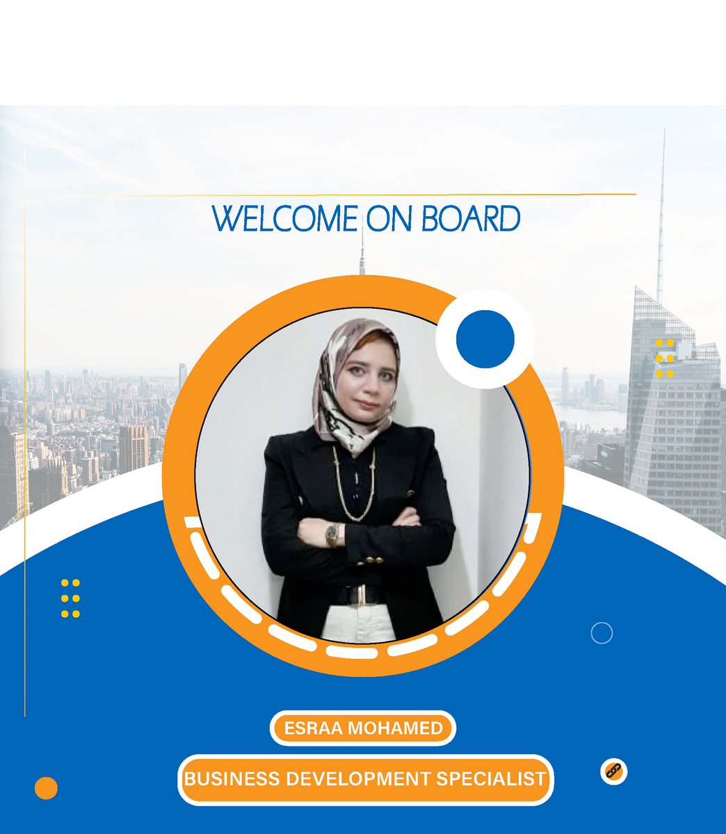 BoyotPayment's tweet photo. Today is a very exciting day for Boyot Property payment, We would like to welcome onboard our new Business Development specialist,
Esraa Mohamed https://t.co/rHbOVmHVbe