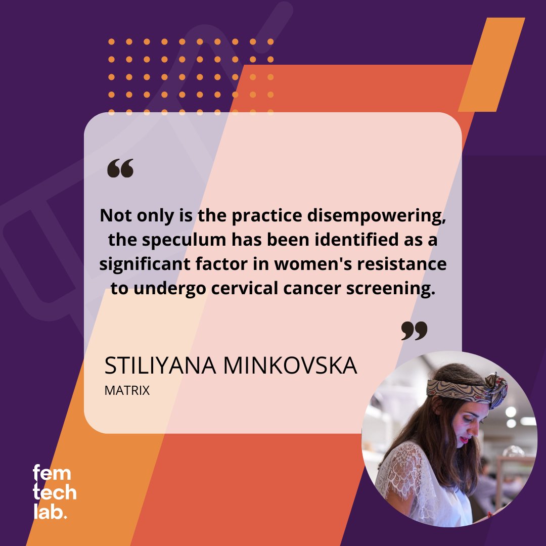 ❤️ Are outdated #medical practices stopping you from getting the care you need? 🐆 @stiliyana_m from Matrix believes the speculum needs a refresh. Considering it a significant factor in a woman's uncertainty about undergoing gynaecological screenings. #SexualHealth