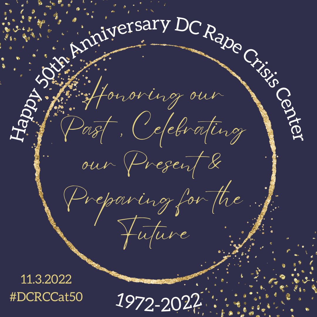 DCRapeCrisis's tweet photo. The count down has started! #Theroadto50 https://t.co/Ic4ij9kabX