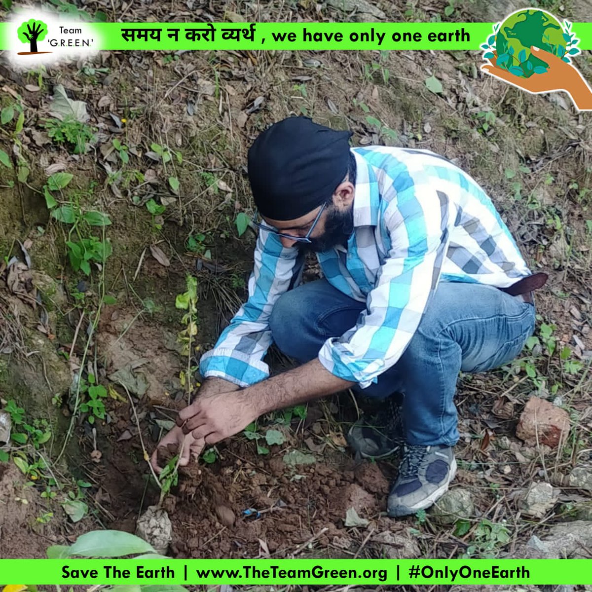 TweetTeamGREEN's tweet photo. On 23rd of October at Chiroundi Park brahmtoli with our volunteer; Jaiteg Singh, Archit, Harendra Kumar,Prity Kumari we planted 11 saplings ...
#caredriver
#gogreenjoinus🌱
#gogreenbeforethegreengoes
#sundaysignaturedrive
#greenery
#savetheplanet
#savenature🌎
#savethesoil https://t.co/3j7LRKpVMx