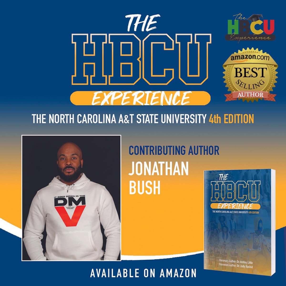 iamjonathanbush's tweet photo. I’m a best selling author! It still seems surreal! Contact me to get your signed copy today! #ProminentAlumni #TheHBCUExperience #TheHBCUExperienceMovement #HBCUPride #HBCUAuthors #BlackAuthors #HBCULove #HBCUGrads https://t.co/zSj19DeHI9