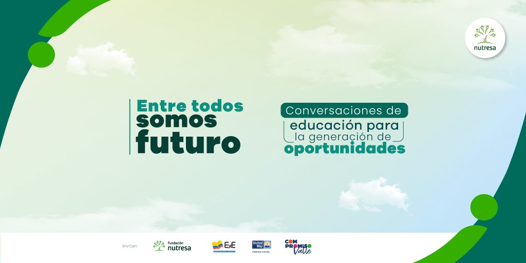En alianza con <a href="/Fundacion_ExE/">FundaciónExE</a> <a href="/ValleCompromiso/">Compromiso Valle</a> <a href="/UnitedWayCO/">United Way Colombia</a> creamos nuestro evento Entre Todos Somos Futuro, Conversaciones de Educación para la Generación de Oportunidades. 

Un espacio para conversar y construir soluciones colaborativas junto con nuestros grupos relacionados.