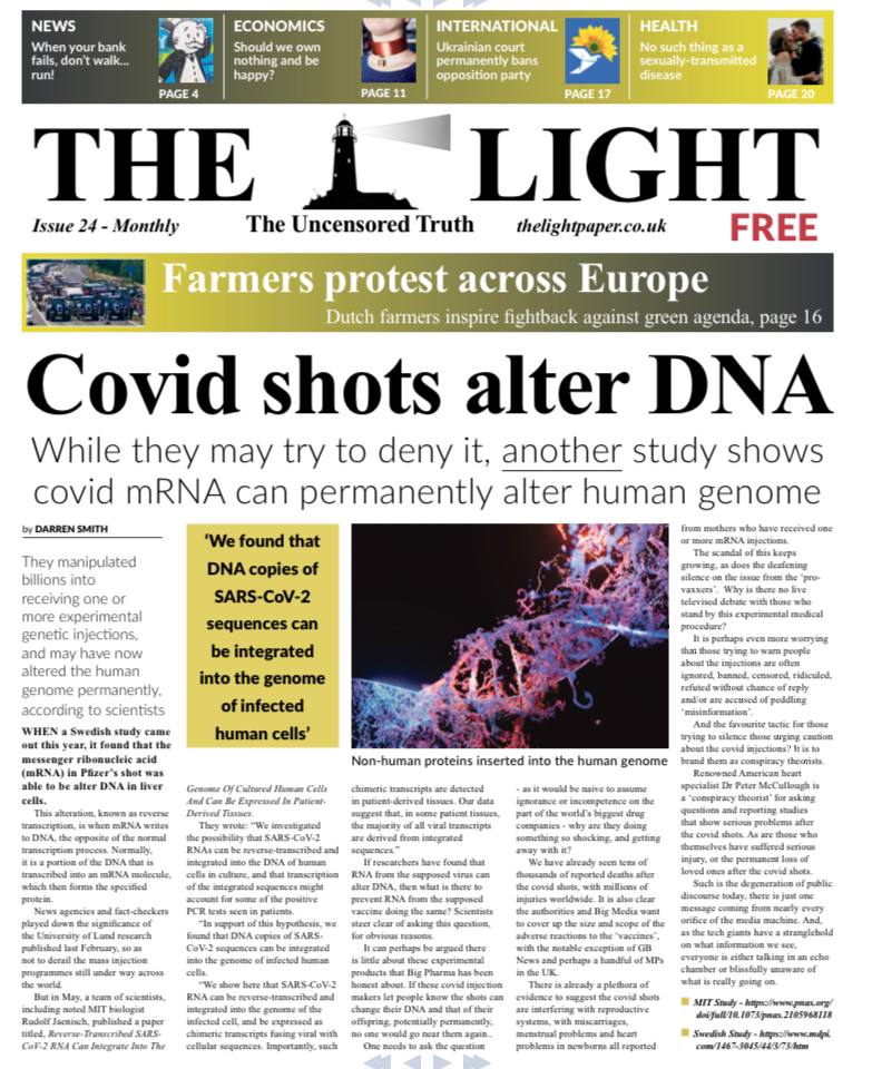 PeterObHuan's tweet photo. Those PCR tests you do since 2020 are collecting your DNA which is altered/added by the mRNA \/ which never serves as a \/ but is patented giving you a UNIQUE digital ID for currency, passport etc owned and controlled by patent owner.
QED prev-Monsanto GM seeds invested by Gates https://t.co/YwCxPvg4eZ