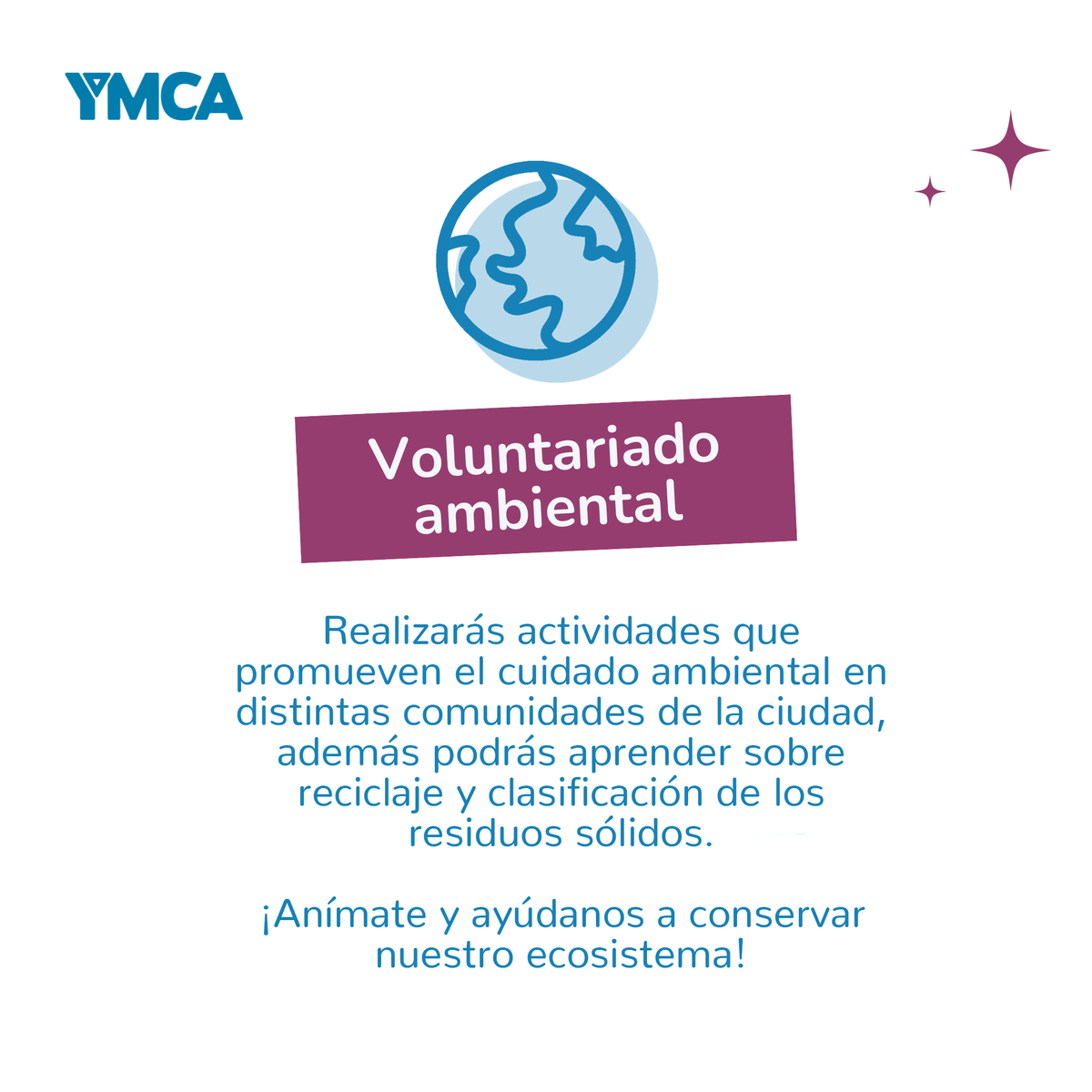 YMCACALI's tweet photo. ¡Hacer voluntariado en la YMCA Cali es fantástico! 

¿Ya conoces las diferentes áreas donde puedes participar? 🤔 Desliza las imágenes y descubre las líneas temáticas que tenemos para ti. ➡️

📌Completa el formulario disponible en nuestra página: https://t.co/czJkLVjeKz https://t.co/SEGjhk8jlY