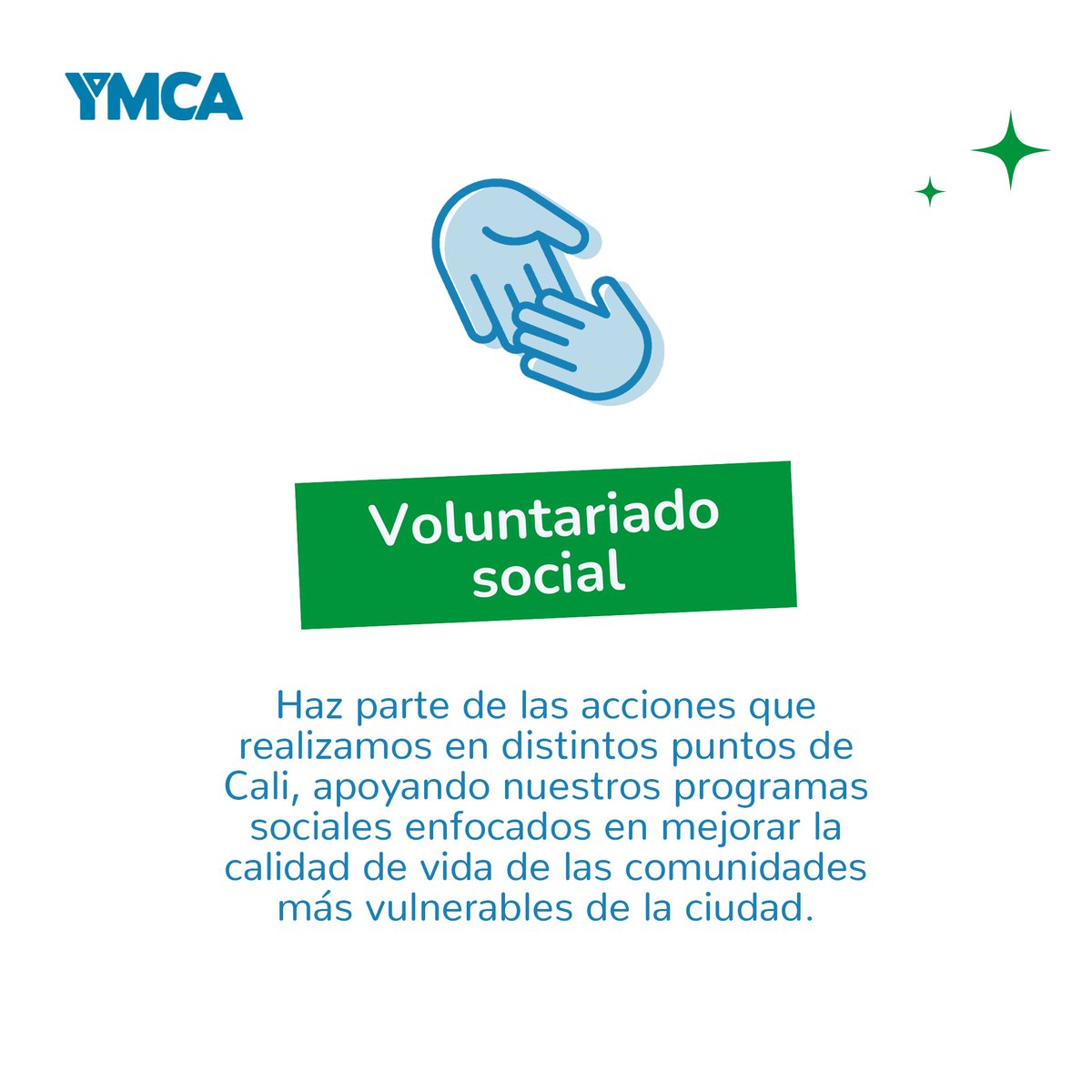 YMCACALI's tweet photo. ¡Hacer voluntariado en la YMCA Cali es fantástico! 

¿Ya conoces las diferentes áreas donde puedes participar? 🤔 Desliza las imágenes y descubre las líneas temáticas que tenemos para ti. ➡️

📌Completa el formulario disponible en nuestra página: https://t.co/czJkLVjeKz https://t.co/SEGjhk8jlY