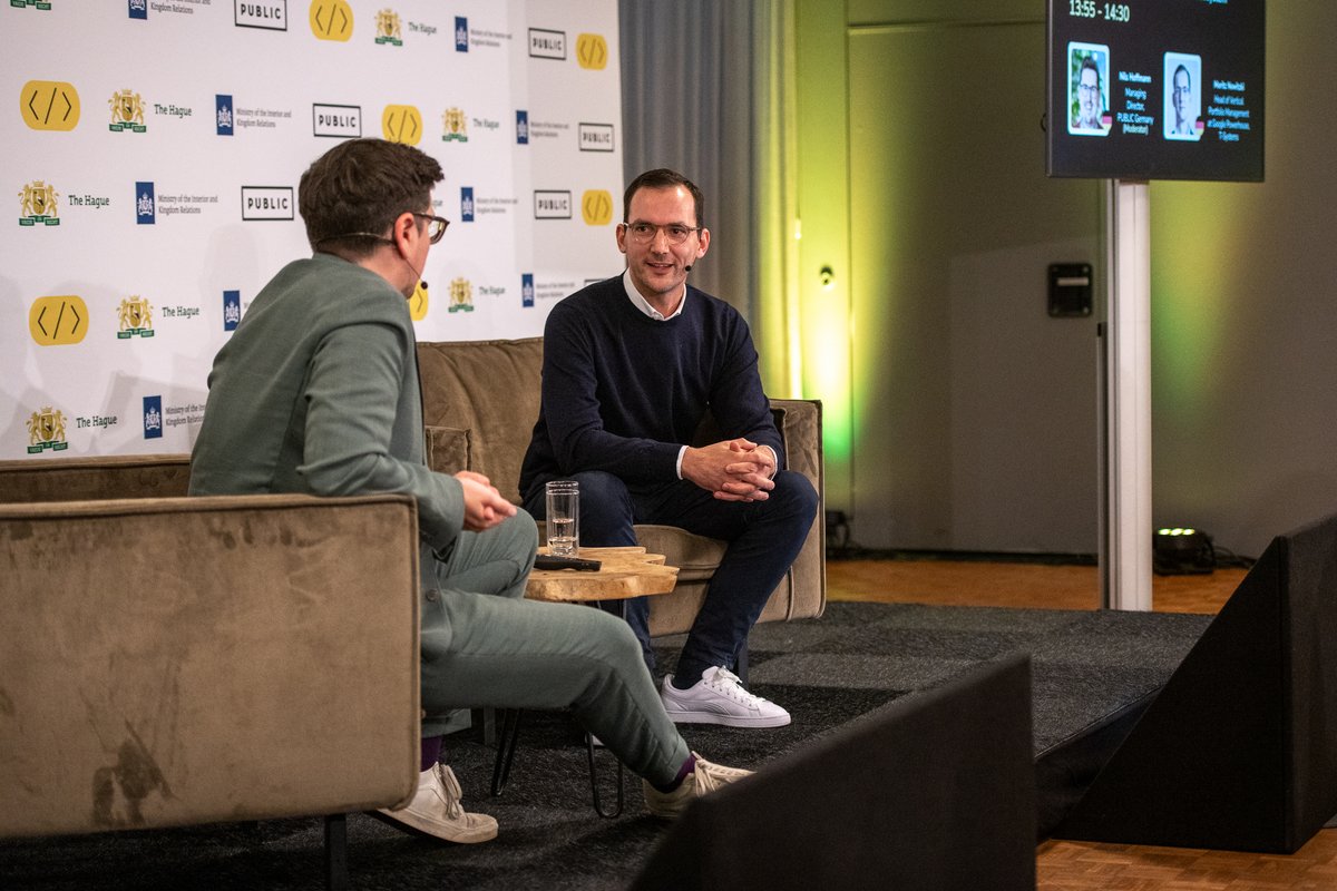 SommetGovTech's tweet photo. Next we're looking towards Germany: #SaaS & the public sector: a complicated relationship, says @PUBLIC_Germany's MD @ncfhoffmann in conversation w/ #MoritzNowitzki of @tsystemsde. What can be done to help public sector reap the benefits of #cloud -based solutions? #GovTechSummit https://t.co/qgX54qRjI5