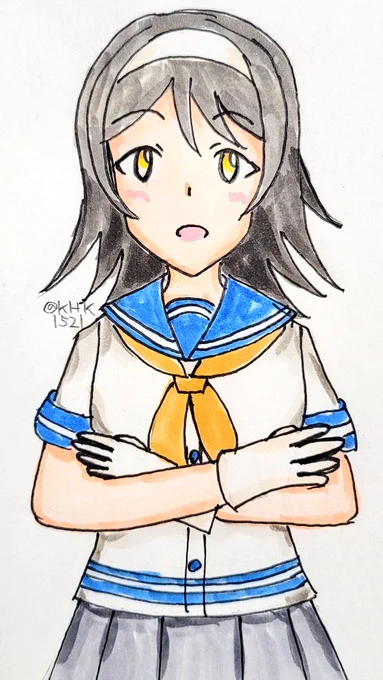 谷風さん#艦これ版深夜の真剣お絵描き60分一本勝負#艦これ版真剣お絵描き60分一本勝負_20221101#谷風進水日 