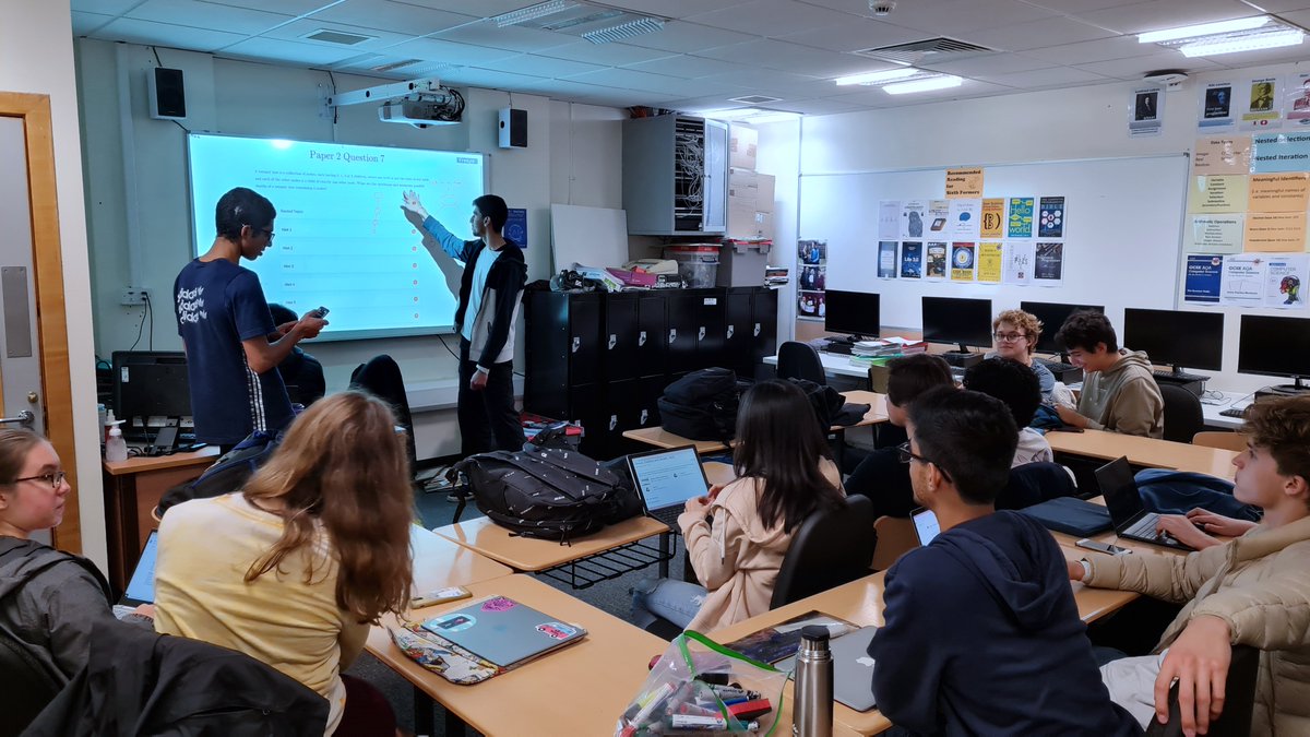 AI Society continues to be a popular activity for our Sixth Formers. This week two of our A-level #ComputerScience students delivered a session on creating a #machinelearning program in #Python to categorise certain types of monsters as part of our enrichment week! <a href="/ucshampstead/">UCS Hampstead</a>
