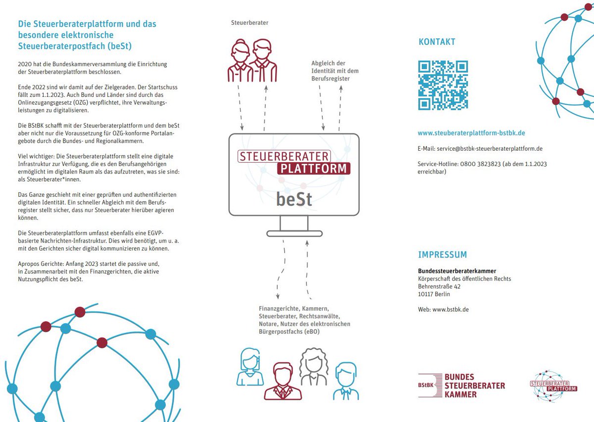 Speck_StB's tweet photo. 🚨#Live-#Webinar der @BStBKaktuell zum elektr. #Steuerberater-#Postfach/ #Steuerberaterplattform✅✅
Unterstützung für ALLE Steuerberater*Innen ab 1. Quartal 23;mit dem#beSt gibt es eine sichere,einheitliche& einfache elektronische Kommunikation
Anmeldung:
https://t.co/dYskYrWZGm https://t.co/HmMD1An3K5