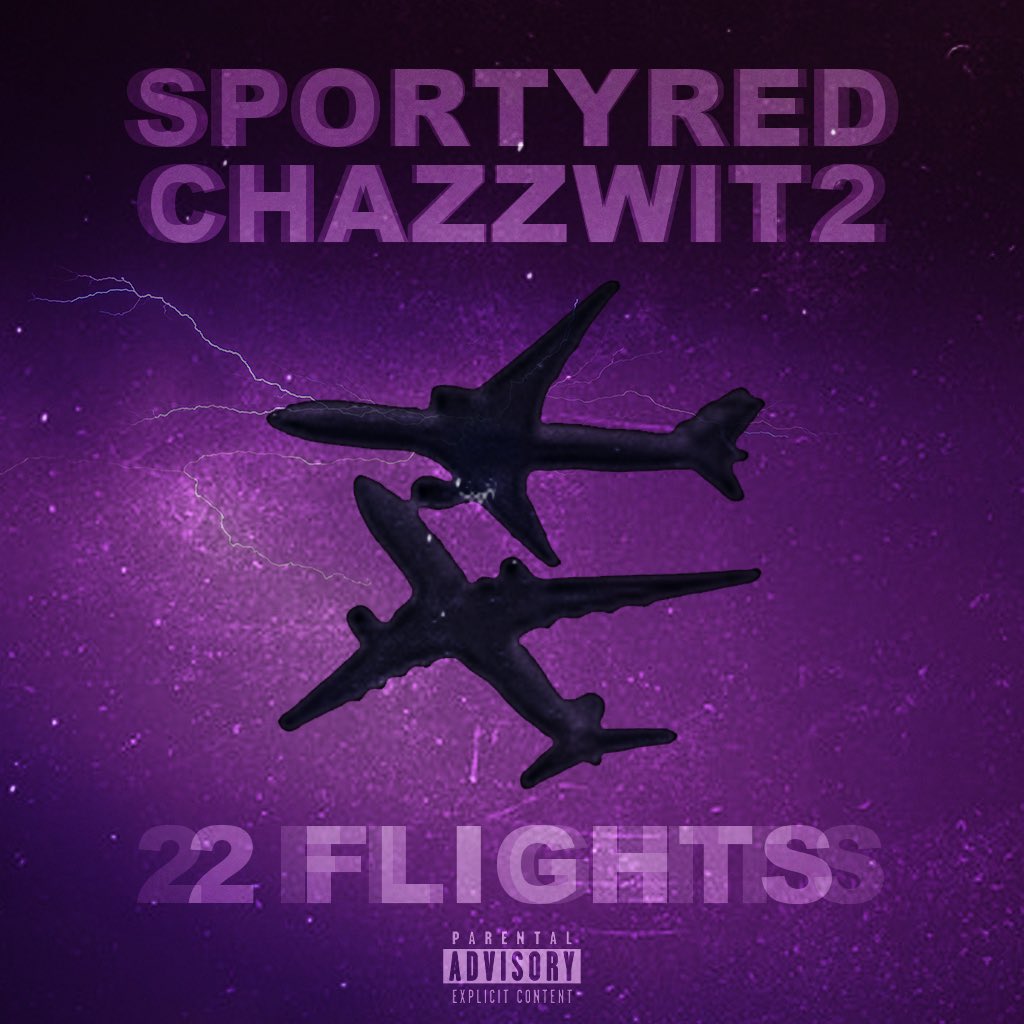 chazzwit2's tweet image. #2FLIGHTS OUT NOW ON ALL PLATFORMS!! @Sportredd ft @chazzwit2 TAP IN!! ✈️🛩️