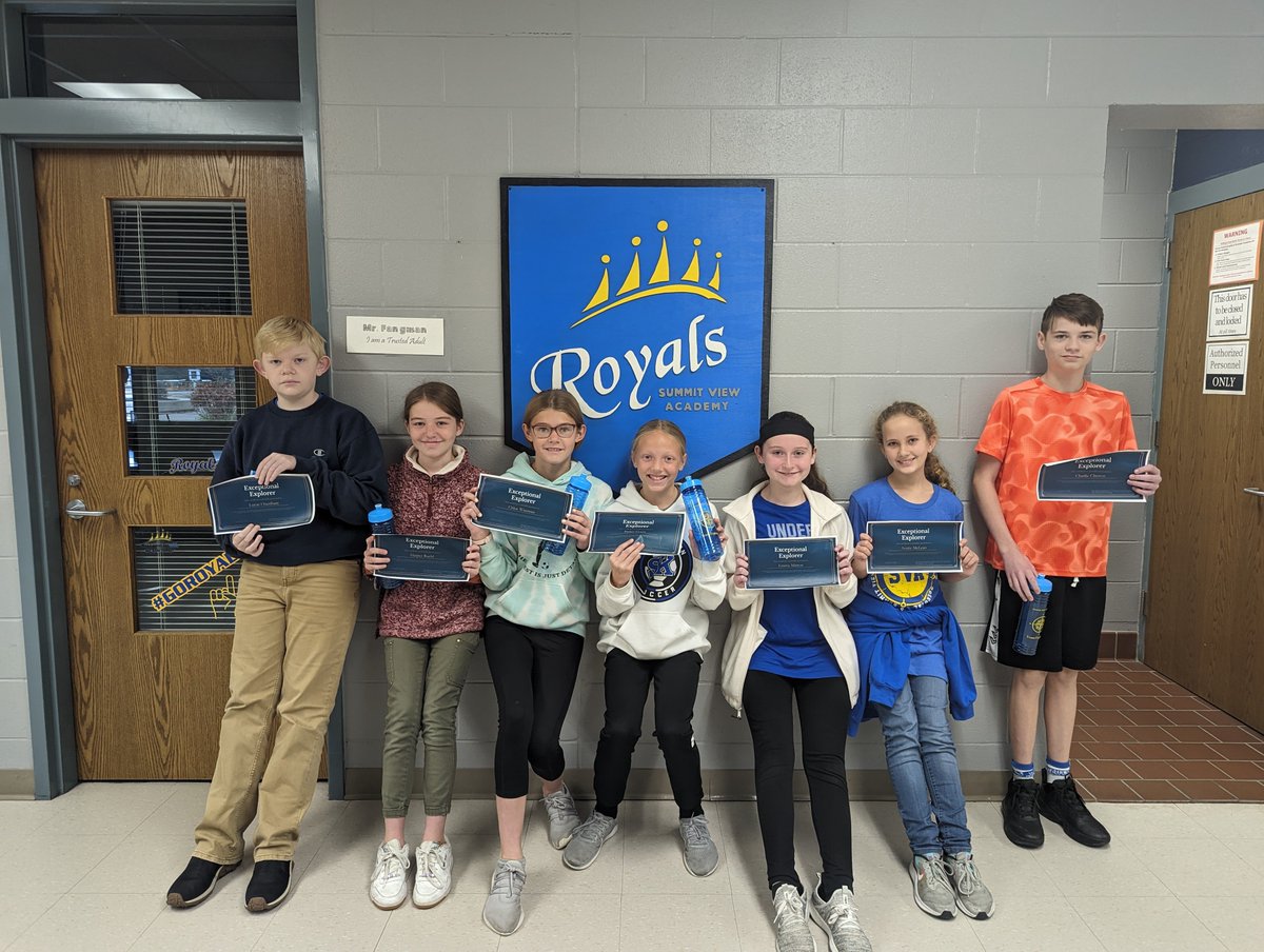 So proud of these Exceptional Explorers award winners! These kids are amazing day in and day out! #WeAreExplorers #BuiltToLast