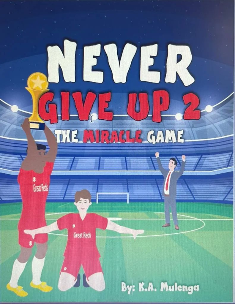 As promised the cover of Never Give Up Part 2- The Miracle Game...coming soon! #NeverGiveUp #YNWA