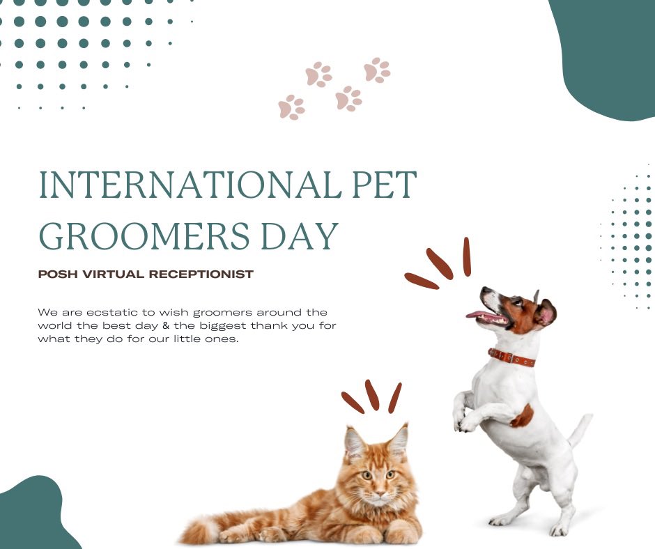Happy international #petgroomers appreciation day to the lovely groomers all around the world. You take great care of our little ones, let us take professional care of your calls!