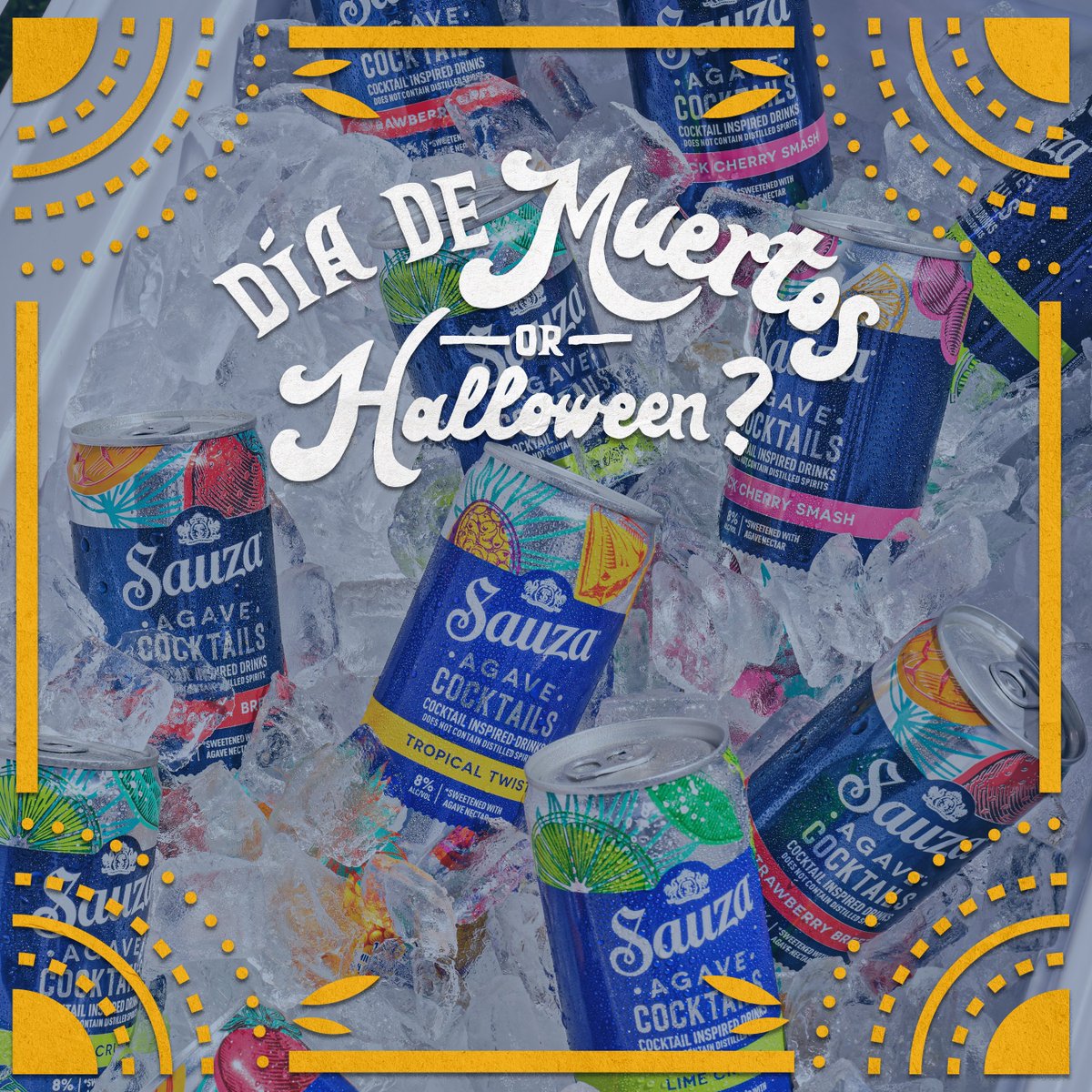 Sauza's tweet photo. Día de Muertos or Halloween? https://t.co/PROtQvNYs4