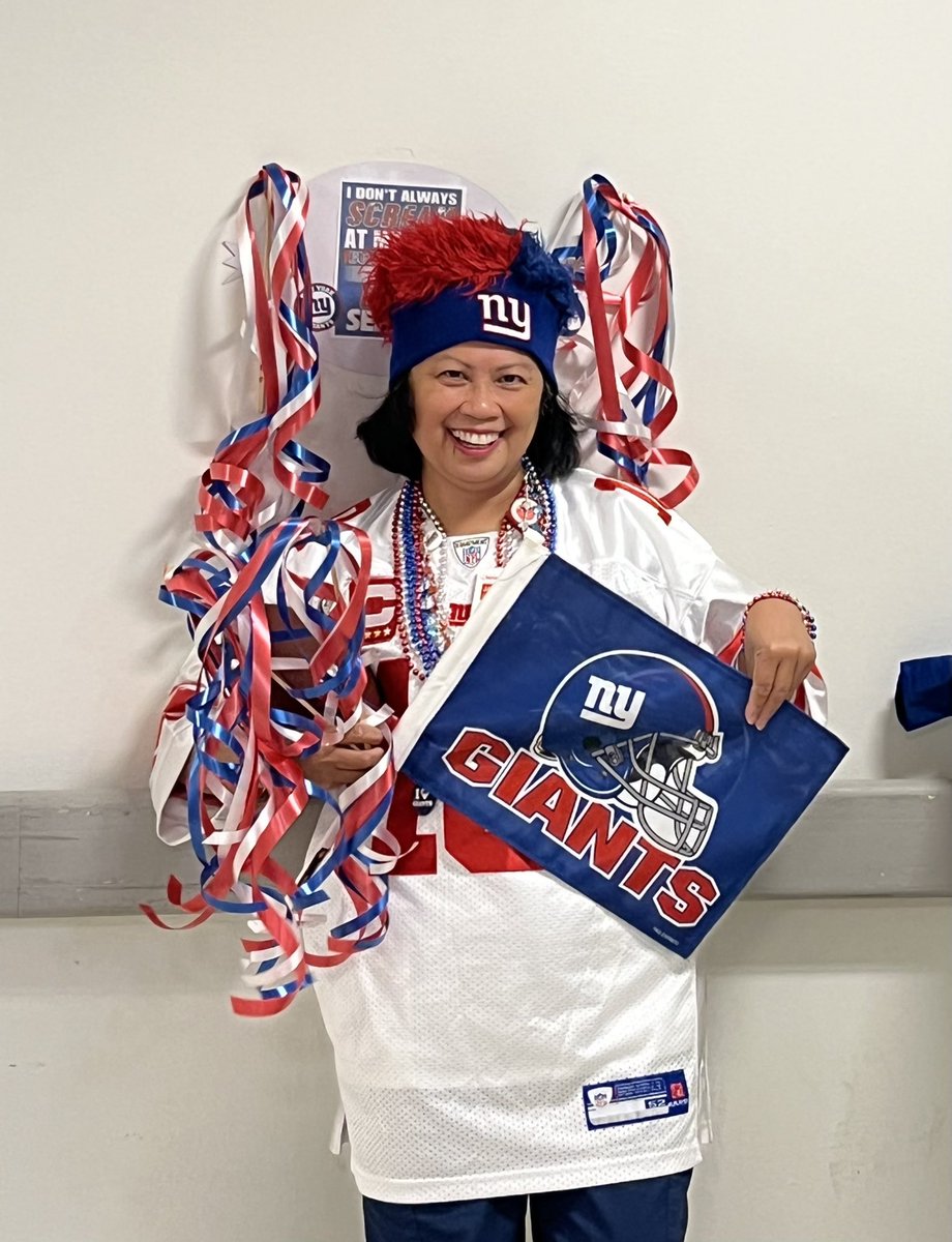 Cheering for the Red White &amp; Blue football Teams (on Halloween! On 2Field East). Go GIANTS !! Go BILLS!!! <a href="/R4Allen_ACNW/">Allen/ACNW R4 Committee</a> <a href="/CPBalsam/">Courtney P. Balsam</a> <a href="/AllinatTheAllen/">AllenHospital</a> <a href="/deehaydsnyc/">Haydee M.</a> (featuring Jane Chan, RN  &amp; Ashley Edwards, RN)
