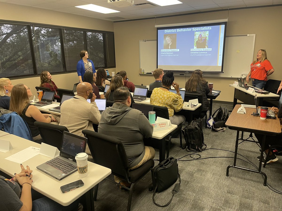 Excited to be a part of the <a href="/KleinISD/">Klein ISD</a> AP commence session to learn about behavior and discipline supports. This is such an energetic group for a rainy Tuesday morning.
