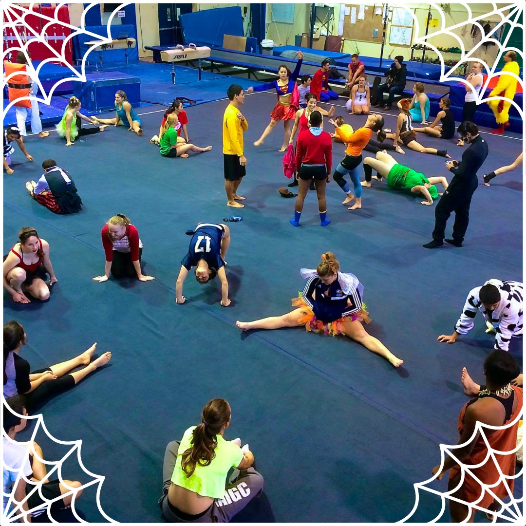 NAIGC gymnasts are 👻 🎃 creeping it real with UC Berkeley's annual Halloween meet! Wishing everyone a 🧛 fang-tastic season! #NAIGC #gymnastics #handstand #NAIGCGymnast #NAIGCGymnasts #Halloween #happyhalloween #scary #spooky #competition #fangtastic #gymnasticscompetition