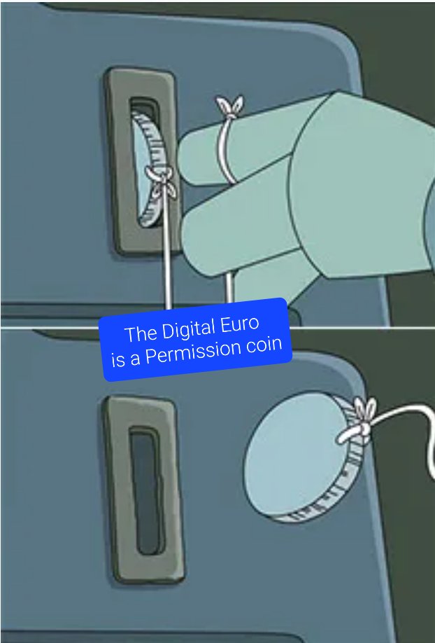 deadeyes's tweet photo. @ecb @Lagarde @DelfiLV Digital Euro is not your money... it's a bank-heist of epic proportions.
#FireLagarde https://t.co/rC0wlVaXpT