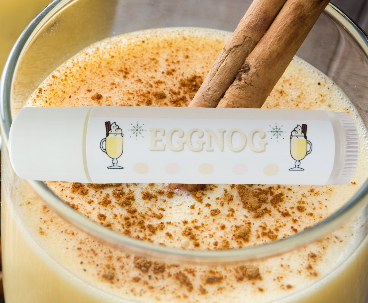 LipBalmsByJess's tweet photo. New flavor : Eggnog Lip Balm is now available at my etsy shop! ❤️ 
https://t.co/E84Zql0DDu https://t.co/UamihJKVsY