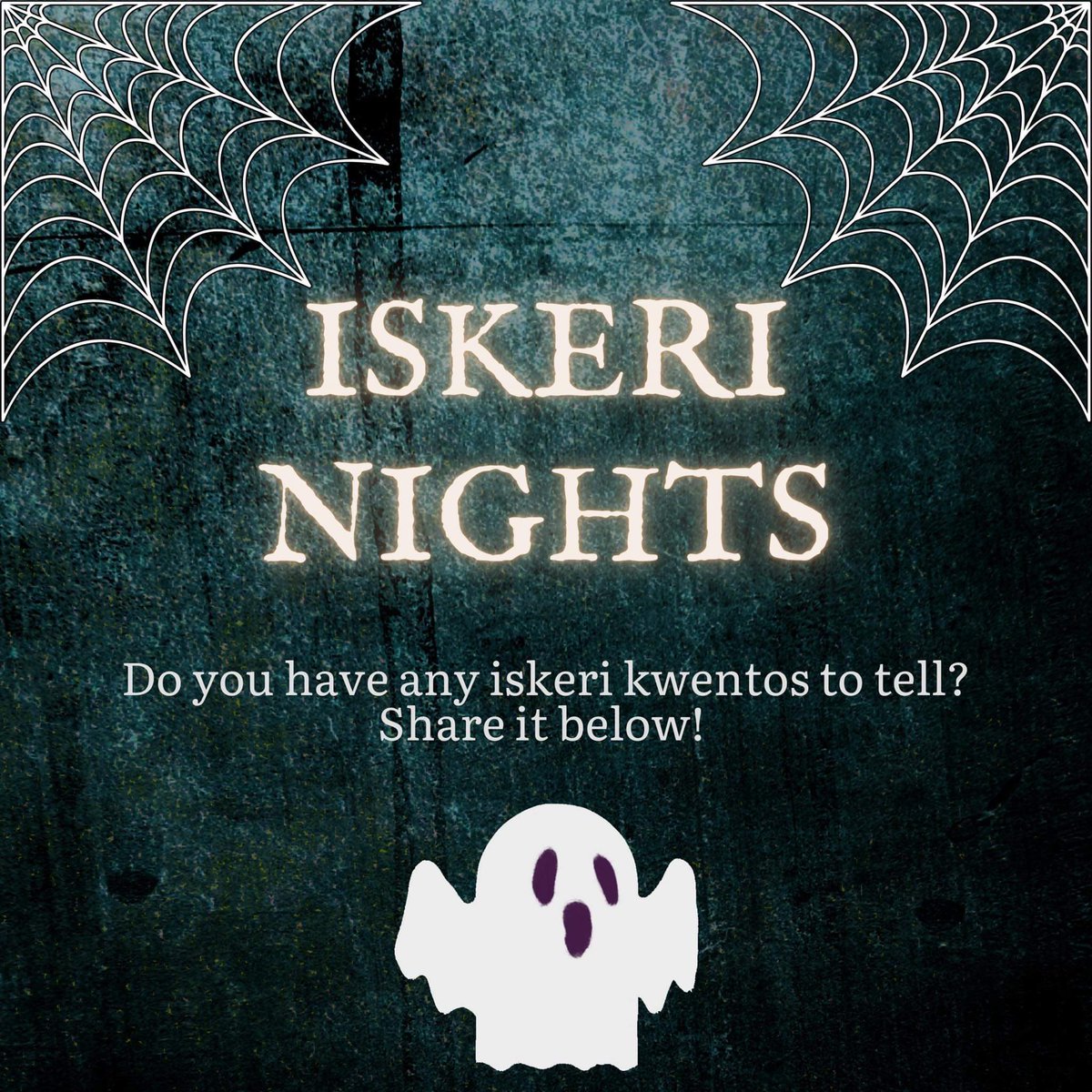 dlsudcthmsg's tweet photo. Hey, Sparks! ✨💜

For our Halloween Special 👻, we’ll be having this space where you can share your creepy/scary stories or experiences inside &amp; outside DLSU-D. 

Use the hashtags below:

#CTHMSGMyIskeriKwento
#CTHMHalloween 

Drop your stories in replies: https://t.co/BZHAa0DZY4