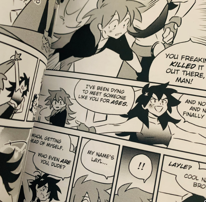Thank you so much to everyone who supported THE COSMIC BALLAD OF LAYLA AND AIRY at @SBComicsFair!! If you are interested in grabbing a physical copy, they will be going up on https://t.co/G4Pb4kv4od this Friday, November 4 at 9AM PST! With 12 bonus pages+comics+pinups♥️ 