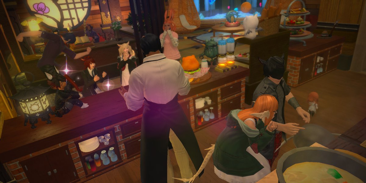 rishuuyoo's tweet photo. Celebrate Halloween with my FC!
We dressed up as persona 5 hahaha
It was so much fun qwq

#fcffxiv #gpose #gposeffxiv #persona5 https://t.co/TMA2EZHdyy