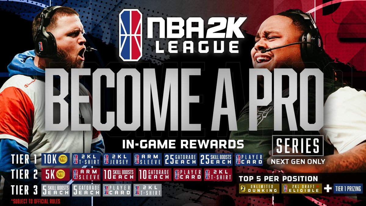 There was a bug during the 2K League event. I was sure I finished in the top 5, but I wasn't on the list. They fixed it.

I'm in the draft pool. LETS GO!