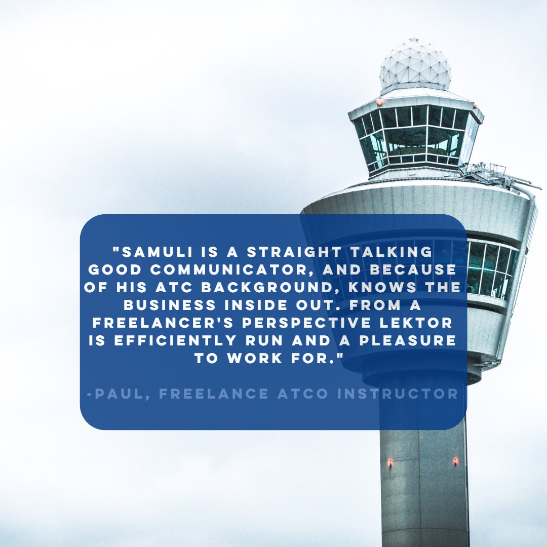 LektorFinland's tweet image. #atco #lektor #atcinstructor #freelancer