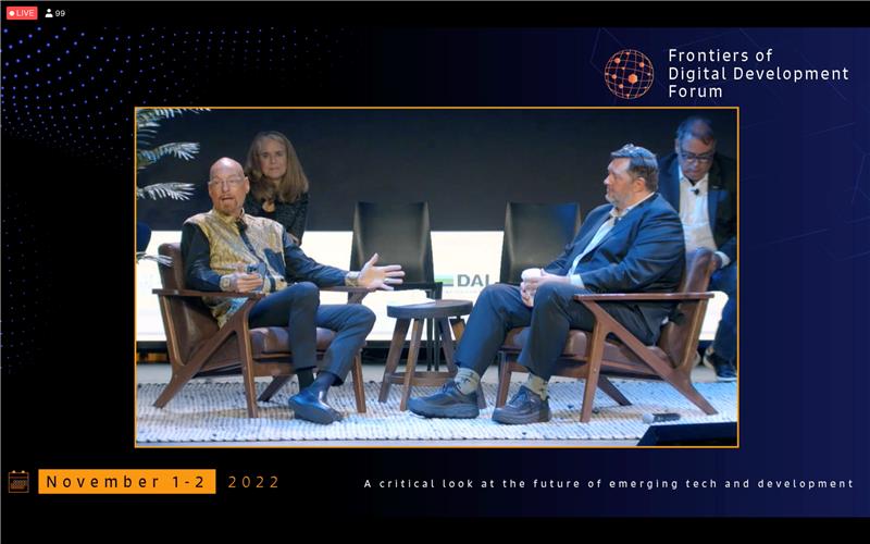 Deputy Administrator Mark Meassick giving great insights into the barriers to the Diffusion of "Disruptive Development" #FDDF2022 <a href="/bixal/">Bixal</a>