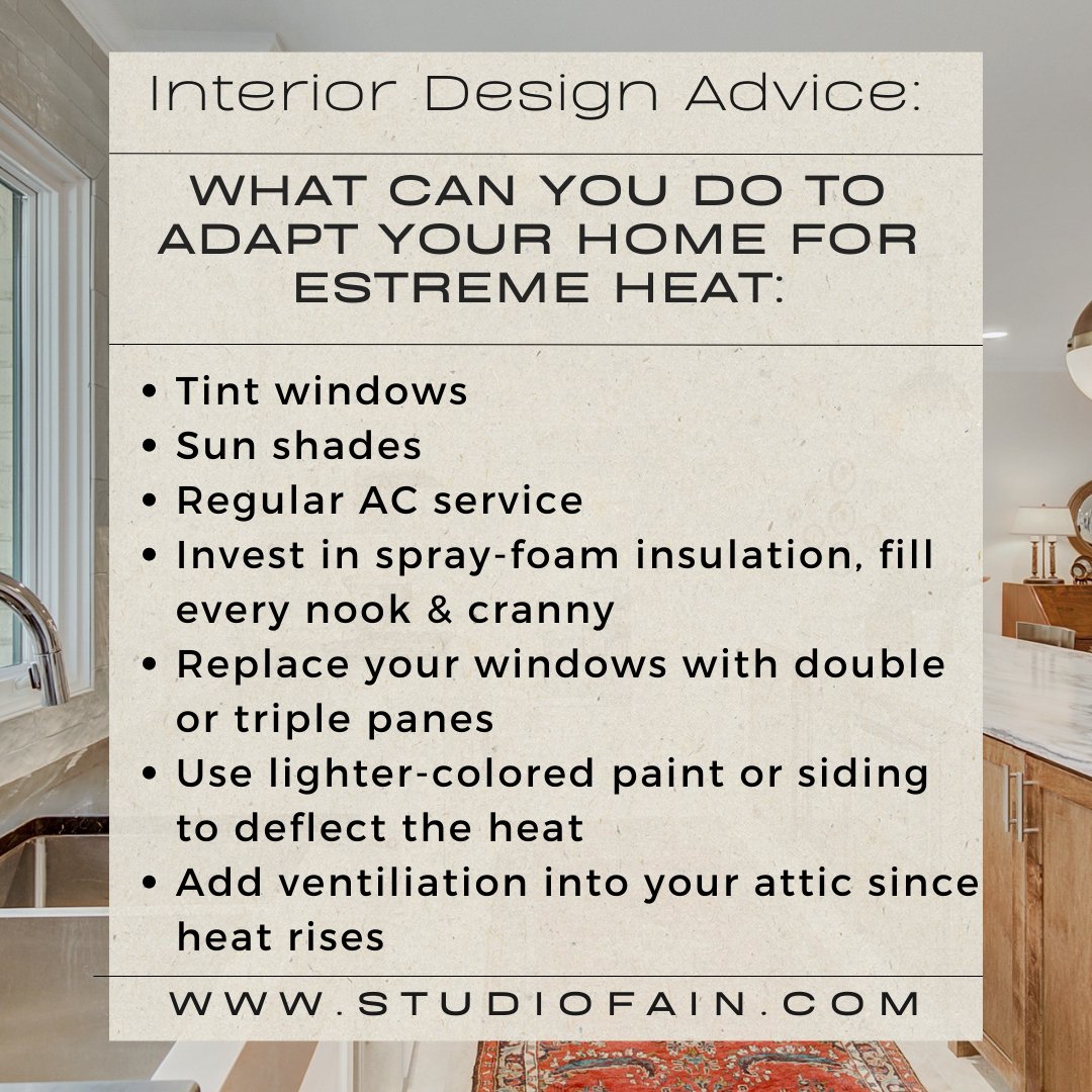 StudioFain's tweet photo. Does it get hot where you live? Check out these tips.
https://t.co/iKIMxcrKJO

#weather  #homeadvice #realestate #home #hometips #homeowner #homeinspo #homeownertips #homedecor #diy #homeimprovement #hometipsandtricks #homegoals #realestateagent #homesweethome  #homehacks https://t.co/MjviQa7vrJ