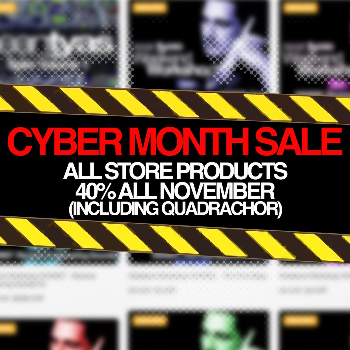 SeanTyas's tweet photo. For Cyber Month, the https://t.co/kMTtEKsZTV has ALL products 40% off. Have fun! NOTE: Quadrachor is also reduced by 40%  on the Schaack Audio site (linked directly from my shop). 

#trancefamily #trance #tranceproduction #vstsale #spirebank #weekendworkshops https://t.co/cXWBlefXyd