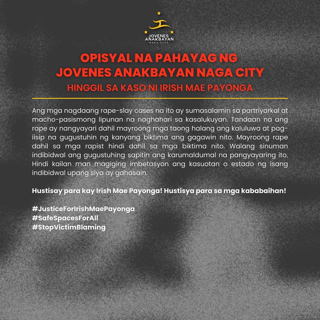 Jovenes Anakbayan Naga City #DefendBicol tweet media