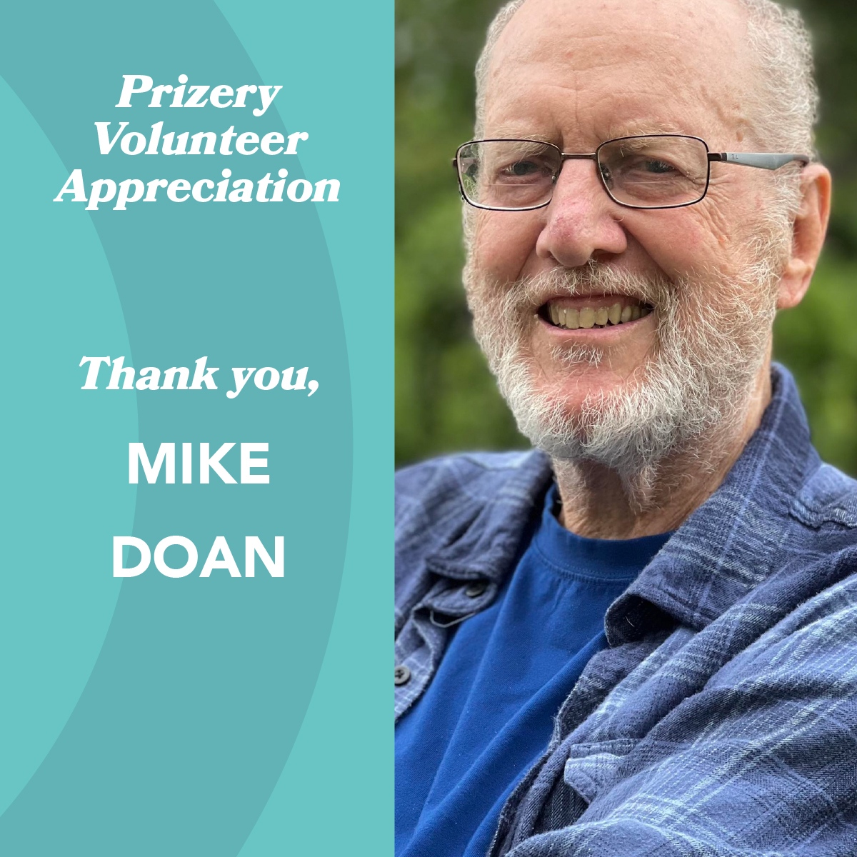 Mike started volunteering as an usher in the Summer Theater's first season with Chris Jones, writing occasional publicity for the shows as a retired journalist. Read more about Mike on our Facebook page.

#thankyou #volunteer #support #theprizery #southbostonva #virginia